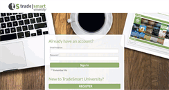 Desktop Screenshot of members.tradesmartu.com